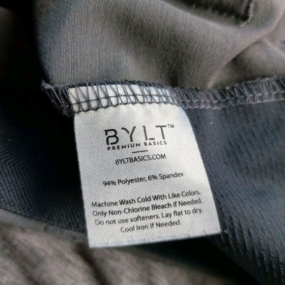 BYLT Kinetic Everyday Pant Mens 29x26 Charcoal Gray Performance Stretch EUC - Picture 7 of 15